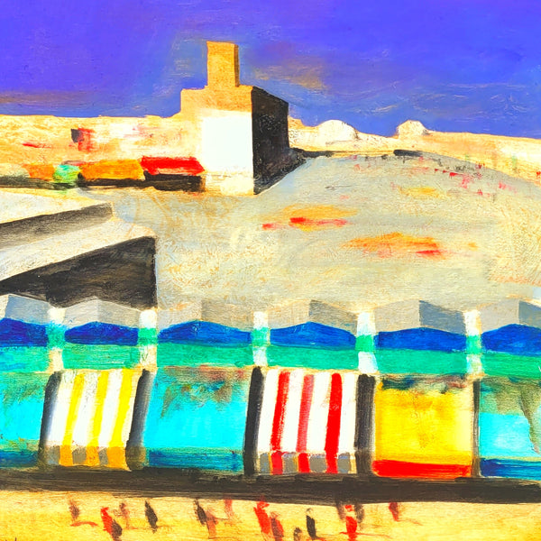 Marrakesh, Öl auf Holz von Salvatore Magazzini, 50x70 cm