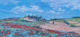 Papaveri - Paesaggio Toscano 40 x 80