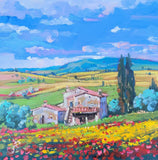 Campagna Toscana - Paesaggio Toscano 30 x 30