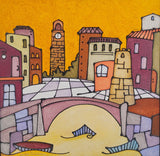 Livorno -  Giglia Acquaviva - 70 x 70