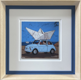 Lisandro Rota - Mi sono fatto la barca! - Giclée ritoccata a mano - 20x20