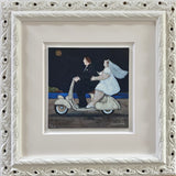 Lisandro Rota - La Sposa del Vespista - Giclée ritoccata a mano - 20x20