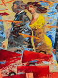 Talani Giampaolo - " I Partenti " - Serigrafia 52x120