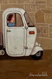 Lisandro Rota - Un ape di ricordi - Giclée ritoccata a mano - 20x20