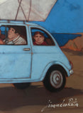 Lisandro Rota - Mi sono fatto la barca! - Giclée ritoccata a mano - 20x20