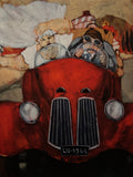 Lisandro Rota - La sposa di Nuvolari - Giclée ritoccata a mano - 20x20