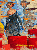 Talani Giampaolo - " I Partenti " - Serigrafia 52x120