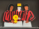 Marco Lodola - The Golden Trio - Serigrafia in Plexiglas