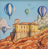 Mongolfiere a Castel Boccale - Glenda Vaccaro - 20 x 20