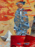 Talani Giampaolo - " I Partenti " - Serigrafia 52x120