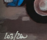 Lisandro Rota - Cinque in Cinquecento - Giclée ritoccata a mano - 20x20