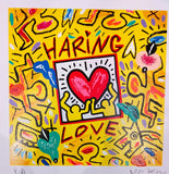Haring Love 25x25 cm