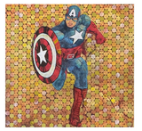 Captain America - Lyon Ray - 30 x 30 cm