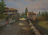 Vicolo Presso Siena - Pallini 25 x 35 cm